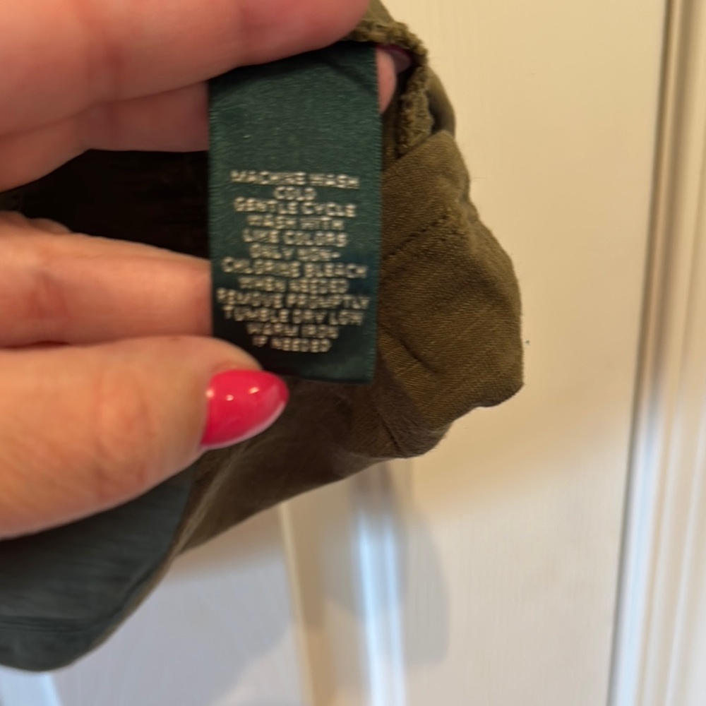 Ralph Lauren Olive Sleeveless Top - Picture 5 of 5